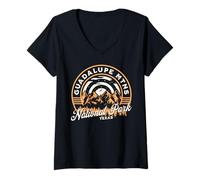 Femme Parc National des Montagnes de Guadalupe T-Shirt avec Col en V