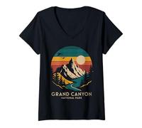 Femme Parc National du Grand Canyon : Funny Arizona USA Outdoor T-Shirt avec Col en V