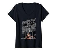 Femme Parce Que si Je Le répare, Je Vais Aller en Prison avec Funny Raccoon Sarcasm T-Shirt avec Col en V