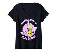 Femme Parfois il Faut Boire Un Baller, Une fête Amusante T-Shirt avec Col en V