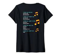 Femme Paroles de Musique drôles - Things We Did - Things We Didn't Rear T-Shirt avec Col en V
