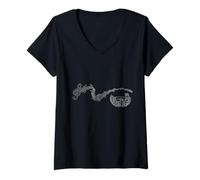 Femme Partition à télécharger T-Shirt avec Col en V