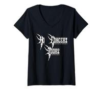 Femme Pas de Concert Aujourd'hui Live Musik Heavy Sad T-Shirt avec Col en V