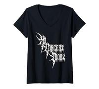 Femme Pas de Concert Aujourd'hui Live Musik Heavy Sad T-Shirt avec Col en V