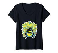Femme Pas de Rois en Amérique, Grenouille, Pas de fête des Rois T-Shirt avec Col en V