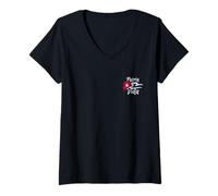 Femme Patria Y Vida Cuba Libre SOS Cuba Cuban Flag Bandera Cubana T-Shirt avec Col en V