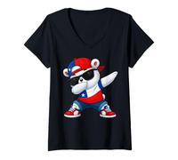 Femme Patrimoine Hispanique Chilien 2025 Garçons Chili Enfants T-Shirt avec Col en V