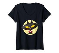 Femme Paul Frank Mika Le Cercle des Chats T-Shirt avec Col en V