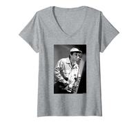 Femme Paul Heaton Beautiful South Housemartins par Andy Willsher T-Shirt avec Col en V