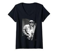 Femme Paul Heaton Housemartins Beautiful South par Andy Willsher T-Shirt avec Col en V