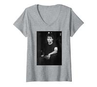Femme Paul McCartney The Beatles & Wings Chanteur Bassiste T-Shirt avec Col en V