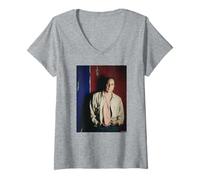 Femme Paul Simon & Garfunkel Graceland Michael Grecco T-Shirt avec Col en V