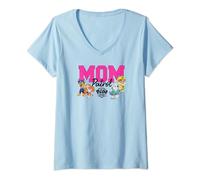 Femme PAW Patrol Mom Patrol T-Shirt avec Col en V