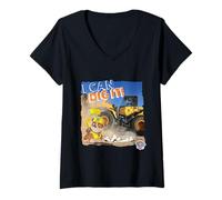 Femme Paw Patrol Rubble, Je Peux Le Creuser ! T-Shirt avec Col en V