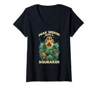 Femme Peak Seeker with A Squeaker T-Shirt avec Col en V