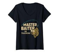 Femme Pêche enfant famille voyage de pêche assorti père fils T-Shirt avec Col en V