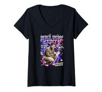 Femme Pencil Wedge Expert Scorecard Saboteur Bootleg Funny Golf T-Shirt avec Col en V