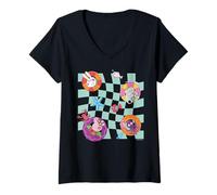 Femme Peppa Pig Swim Ring T-Shirt avec Col en V