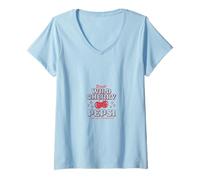 Femme Pepsi Wild Cherry Light & Rafraîchissant Retro Graphic PAPL1938 T-Shirt avec Col en V