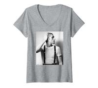 Femme Perry Farrell Jane's Addiction Singer par AJ Barratt T-Shirt avec Col en V