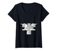 Femme Persepolis, Takht-e-Jamshid, Histoire persane T-Shirt avec Col en V