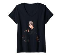 Femme Pete Doherty Babyshambles Down in Albion Era Andy Willsher T-Shirt avec Col en V