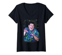 Femme Peter Kay Phoenix Nights Car Share Comédien Acteur T-Shirt avec Col en V