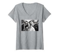 Femme Peter Sellers a parlé de Milligan Harry Secombe Goon Show Goons T-Shirt avec Col en V