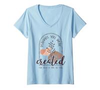 Femme Peut-être Avez-Vous été créé pour Une époque comme Celle-ci Esther 4:14 T-Shirt avec Col en V