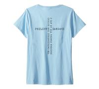 Femme Philippiens 4:13 Verset de la Bible Croix de Foi chrétienne T-Shirt avec Col en V