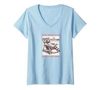Femme Philosophe du raton laveur, c'est ce qu'il est, et ce n'est pas génial T-Shirt avec Col en V