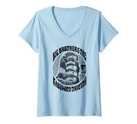 Femme Photo Big Brother & The Holding Company On Our Side T-Shirt avec Col en V