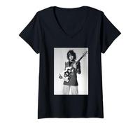 Femme Photo d'atelier du Chanteur de T. Rex Marc Bolan, 1976 T-Shirt avec Col en V