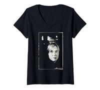 Femme Photo de Beth Gibbons de Portishead par Michael Robert Williams T-Shirt avec Col en V