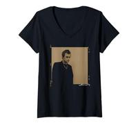 Femme Photo de Damon Albarn Blur Gorillaz par Michael Robert Williams T-Shirt avec Col en V
