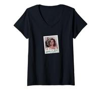 Femme Photo de Dirty Dancing Baby dans un coin T-Shirt avec Col en V