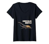 Femme Photo de la Punaise Hercule T-Shirt avec Col en V