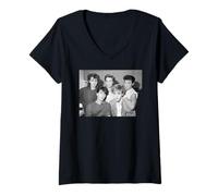 Femme Photo du Groupe Duran Duran Rio Era 1982 T-Shirt avec Col en V