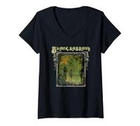 Femme Photo encadrée Black Sabbath officielle Trees T-Shirt avec Col en V