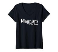 Femme Photos de Magnum T-Shirt avec Col en V