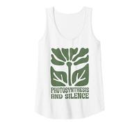 Femme Photosynthèse et Silence Boho Floral Plant Gardening Nerdy Débardeur