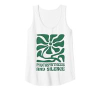 Femme Photosynthèse et Silence Boho Floral Plant Gardening Nerdy Débardeur