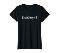 Femme Phrase drôle expression je suis choquée chui choquée T-Shirt
