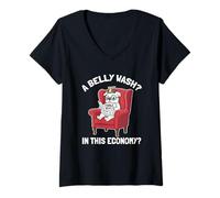 Femme Pibble Meme me Lave Le Ventre dans Cette économie T-Shirt avec Col en V