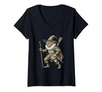 Femme Picollus Le Joy-Taker Toxique T-Shirt avec Col en V