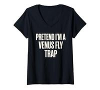 Femme Piège à Mouches Pretend Im A Venus T-Shirt avec Col en V