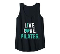 Femme Pilates Live Love Drôle Yoga Pilates Instructeur Sports Débardeur