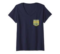 Femme Pinewood Derby Pit Crew Cub Scouts Badge Logo T-Shirt avec Col en V