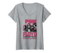 Femme Pink Floyd en concert au Paramount T-Shirt avec Col en V