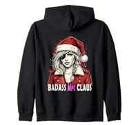 Femme Pirate Rebelle en Père Noël - Fêtes pour Femmes Sweat à Capuche